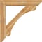 Ekena Millwork Legacy Slat Rough Sawn Bracket w/ Offset Brace, Western Red Cedar, 8"W x 46"D x 46"H BKT0806X46X46LEC06RWR - alternate 2
